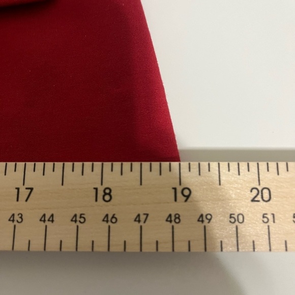 Peck & Peck Red Double Breasted Knit Long Sleeve Blazer - Picture 13 of 15